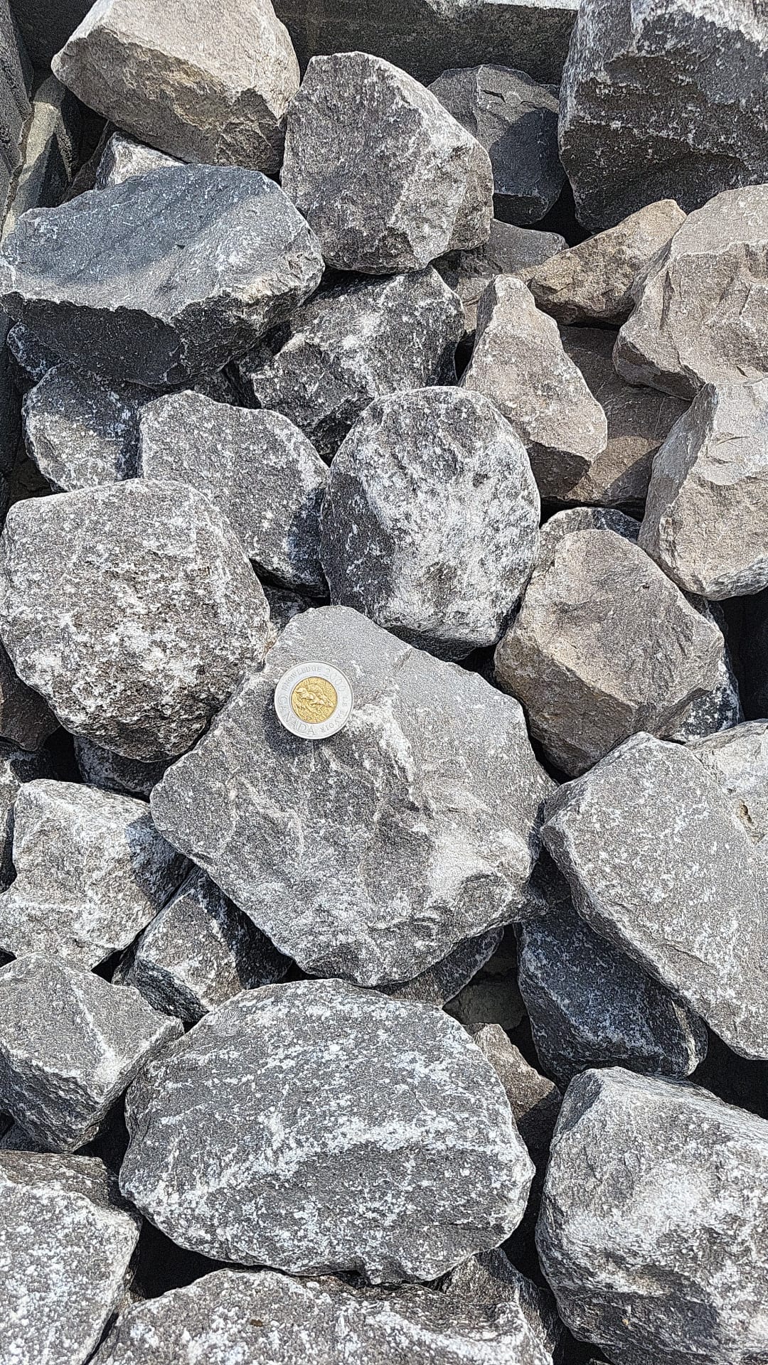 Limestone 75-100mm — landscaping supply in Edmonton